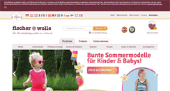 Desktop Screenshot of fischer-wolle.de
